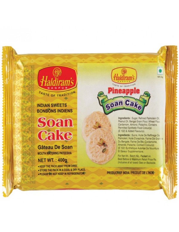 SOAN CAKE PINEAPPLE FLAVOUR 400GM