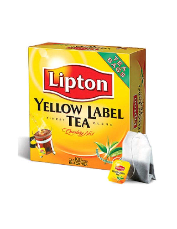  YELLOW LABEL TEA BAGS 100/2GM