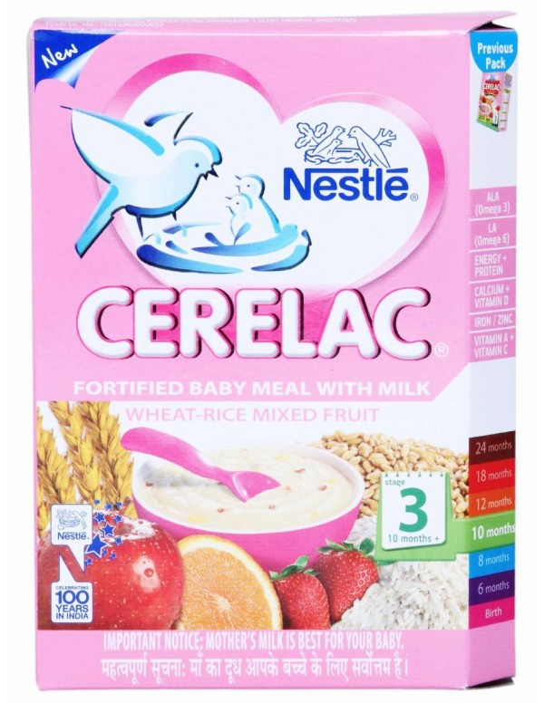 CERELAC (MIXED) 5 FRUIT 12X400 GM (STAGE3)