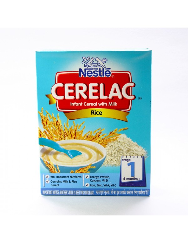 CERELAC RIZ. RICE 12X400 GM(STAGE 1)