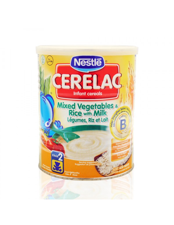 CERELAC MIXED VEG. 12X400 GM(STAGE 2)