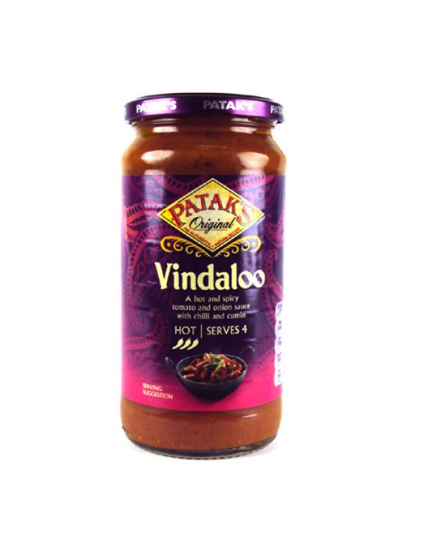 VINDALOO HOT&SPI.SAUCE 6X12OZ